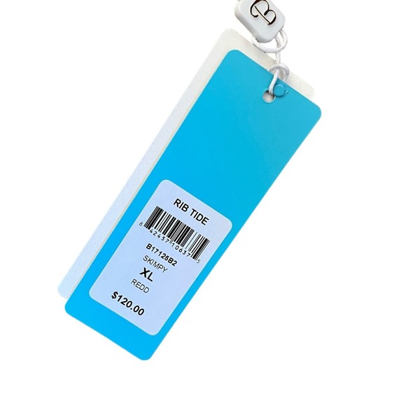 Beach‎ Bunny Rib Tide Red Skimpy Bikini Bottom nwt - Picture 5 of 7